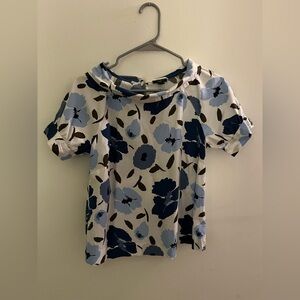 Ann Taylor Floral Blouse Top